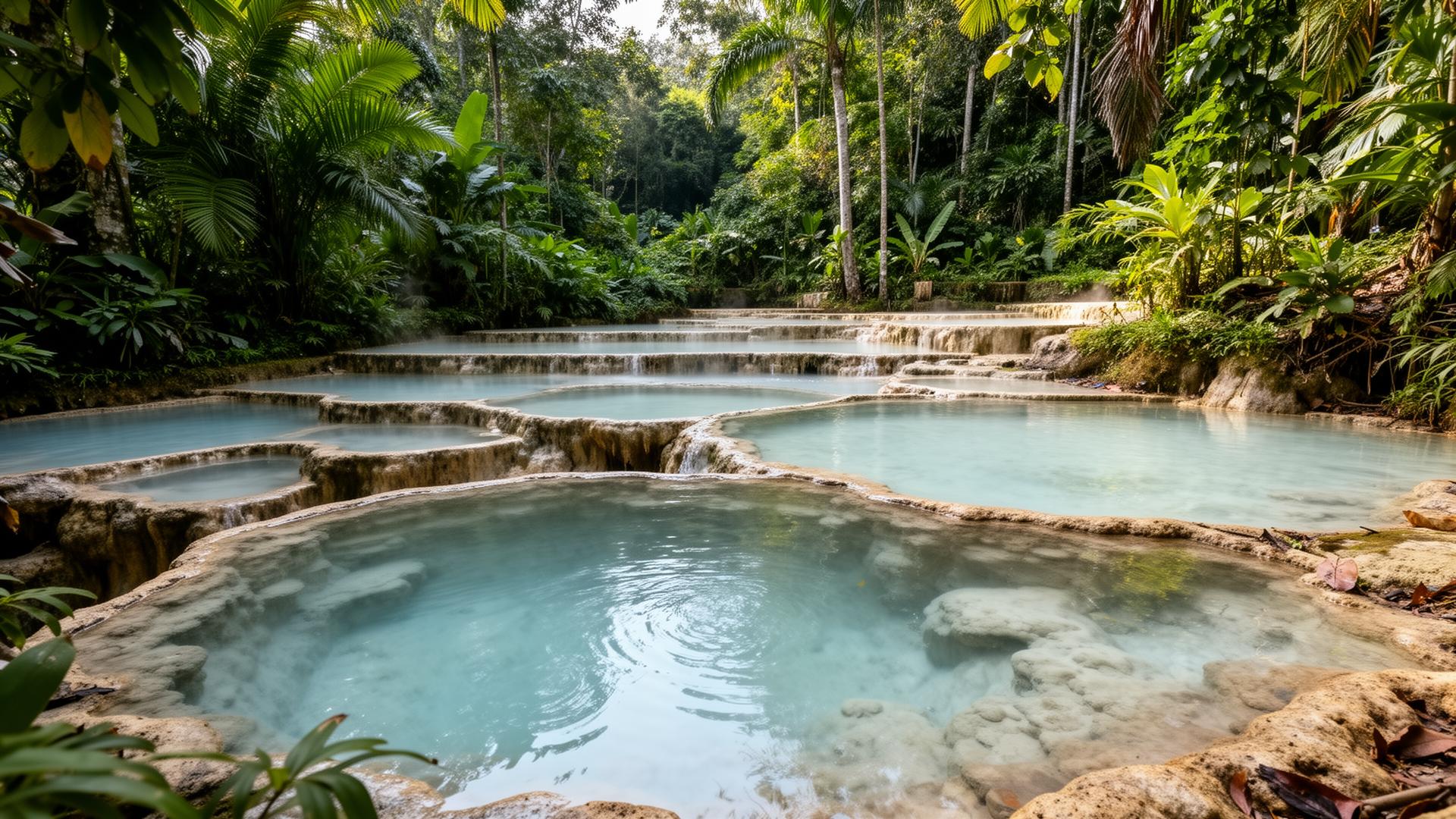 Emerald Pool, Hot Springs & Tiger Cave Temple